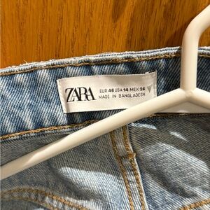 Zara Sky Blue Denim Jeans